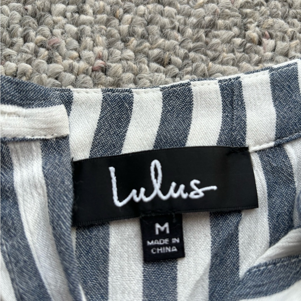 Lulus stripped blouse.  NEVER BEEN WORN